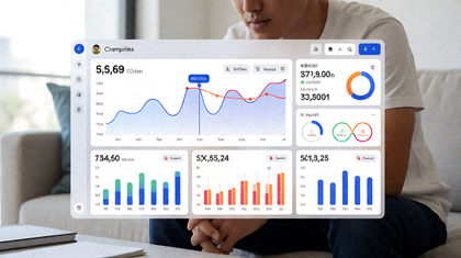 体育比赛数据分析图表与统计指标展示界面